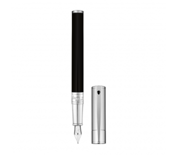 Stilou D-Initial Black&Silver S.T. Dupont